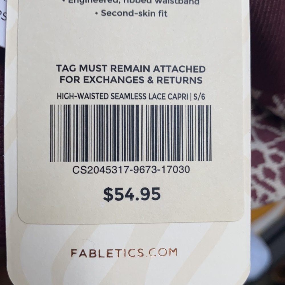 {FABLETICS} High-Waist Capri Legging S! - Picture 6 of 6